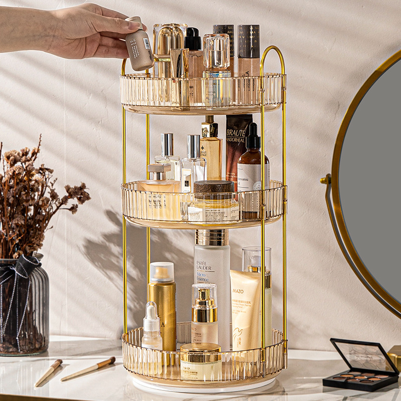 Luxury Skincare And Makeup Brands - 1 pièce, boîte de rangement rotative